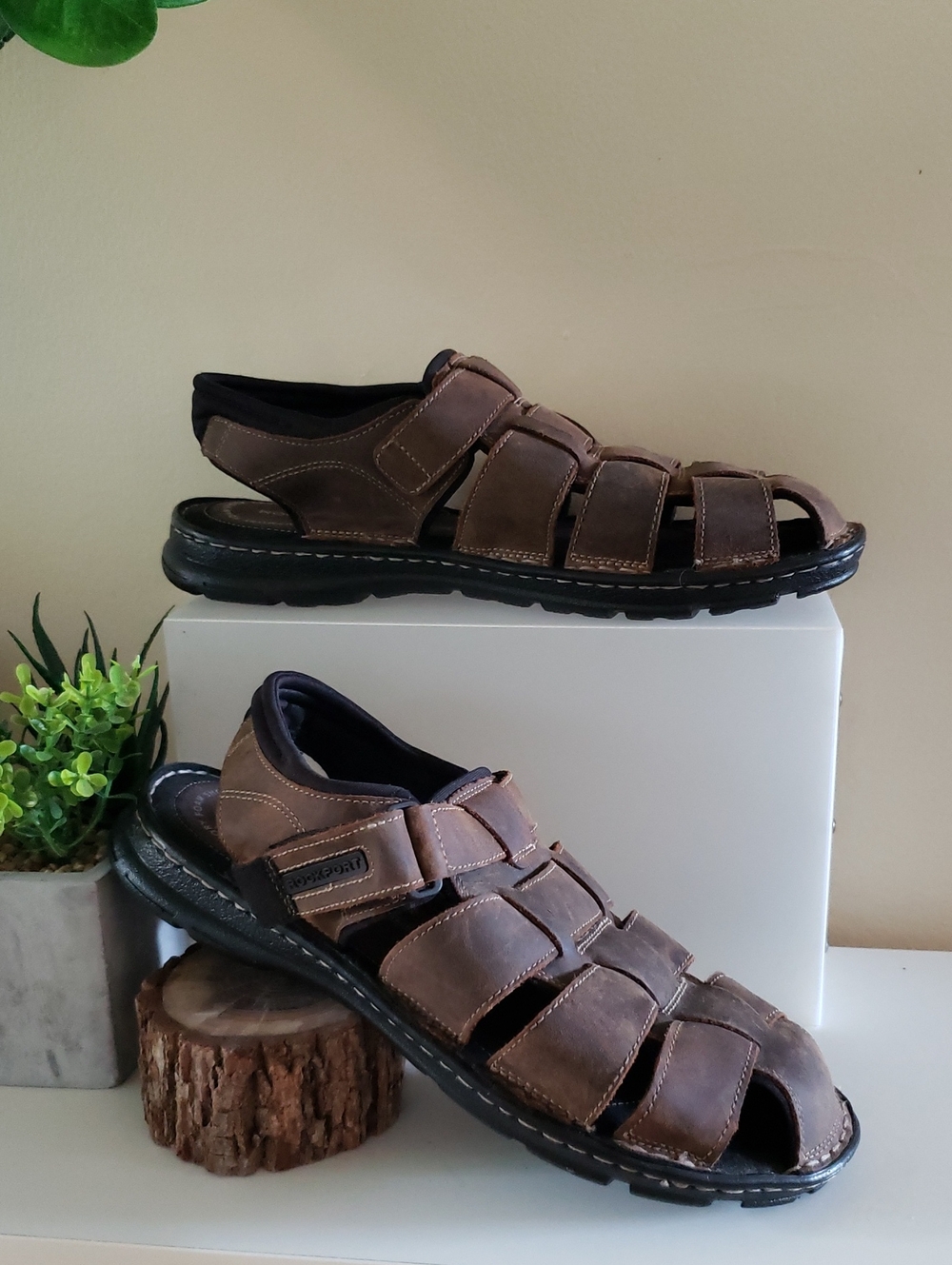 Rockport Men's Darwyn Fishermen Sandal - 9.5 US